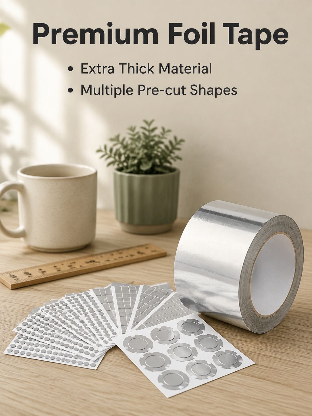 Self-adhesive Waterproof Conductive High Temperature Aluminum Foil Repair Tape
