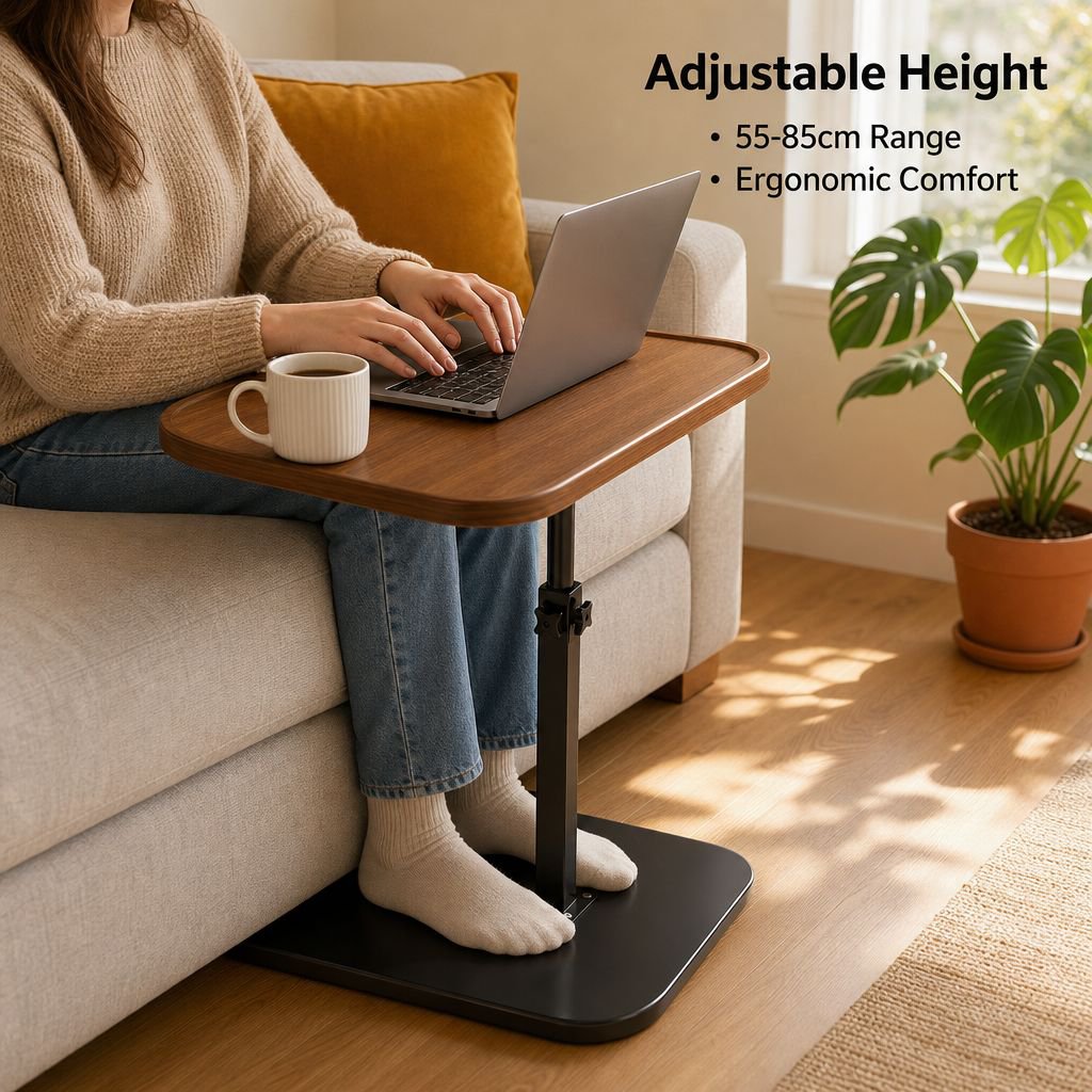 Portable Small Table for Bedroom and Living Room