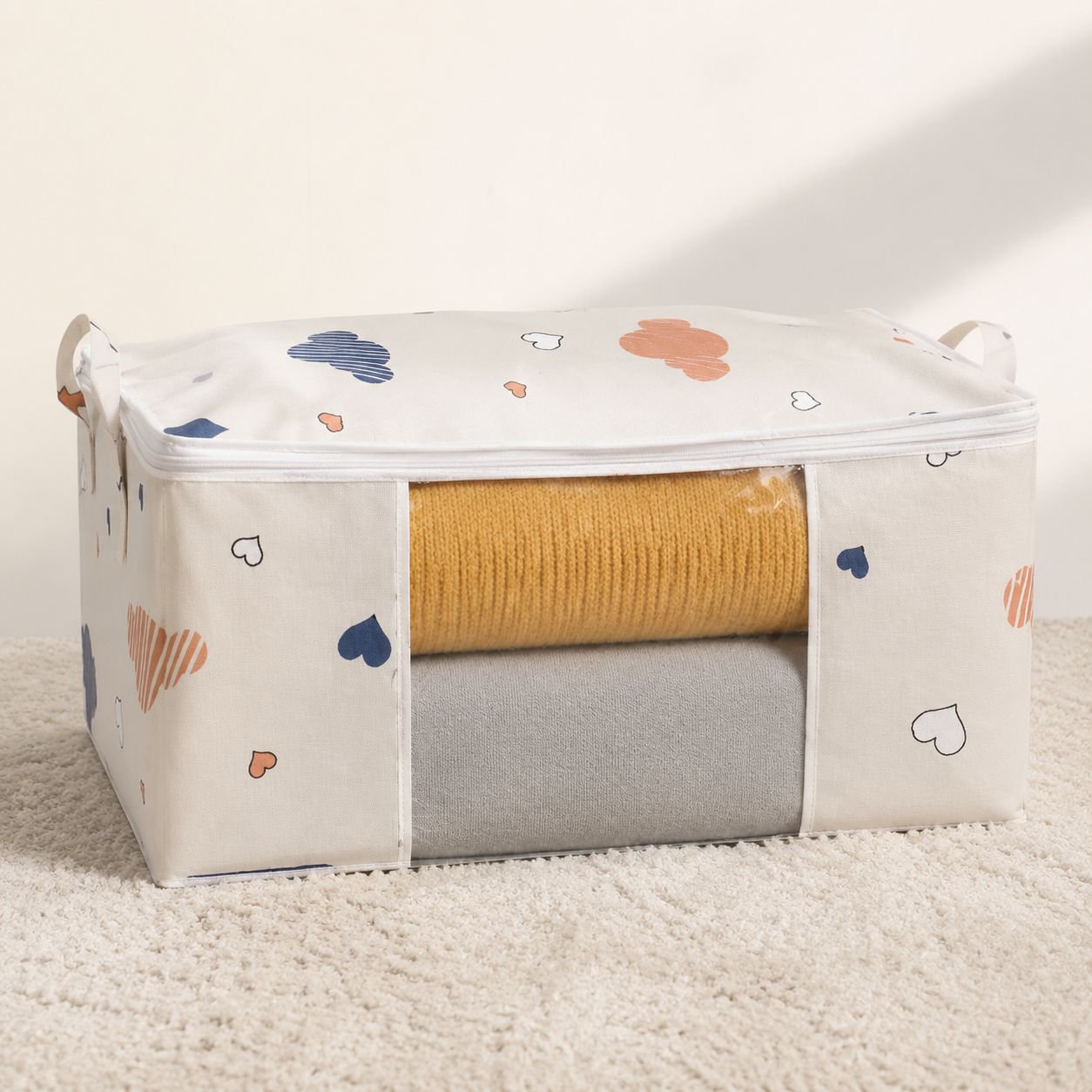 Multi-functional Foldable Home Clothes Storage Bag Travel Organizer Box