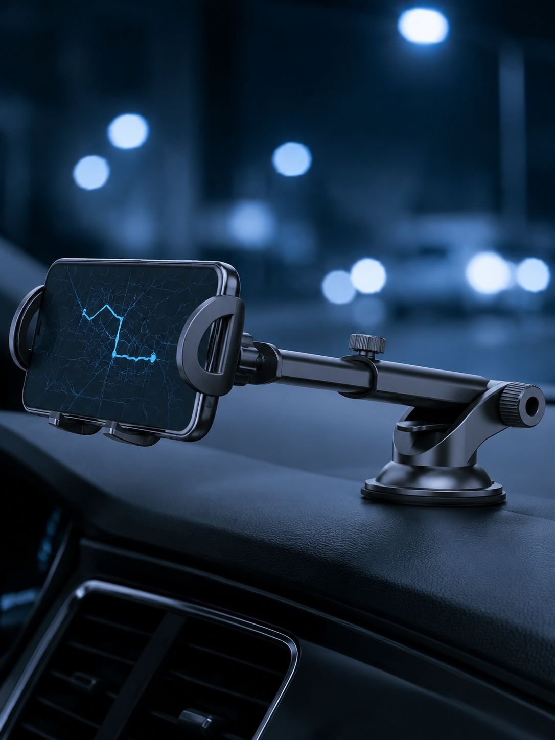 Support de téléphone de voiture, support de navigation télescopique, accessoire universel pour voitu