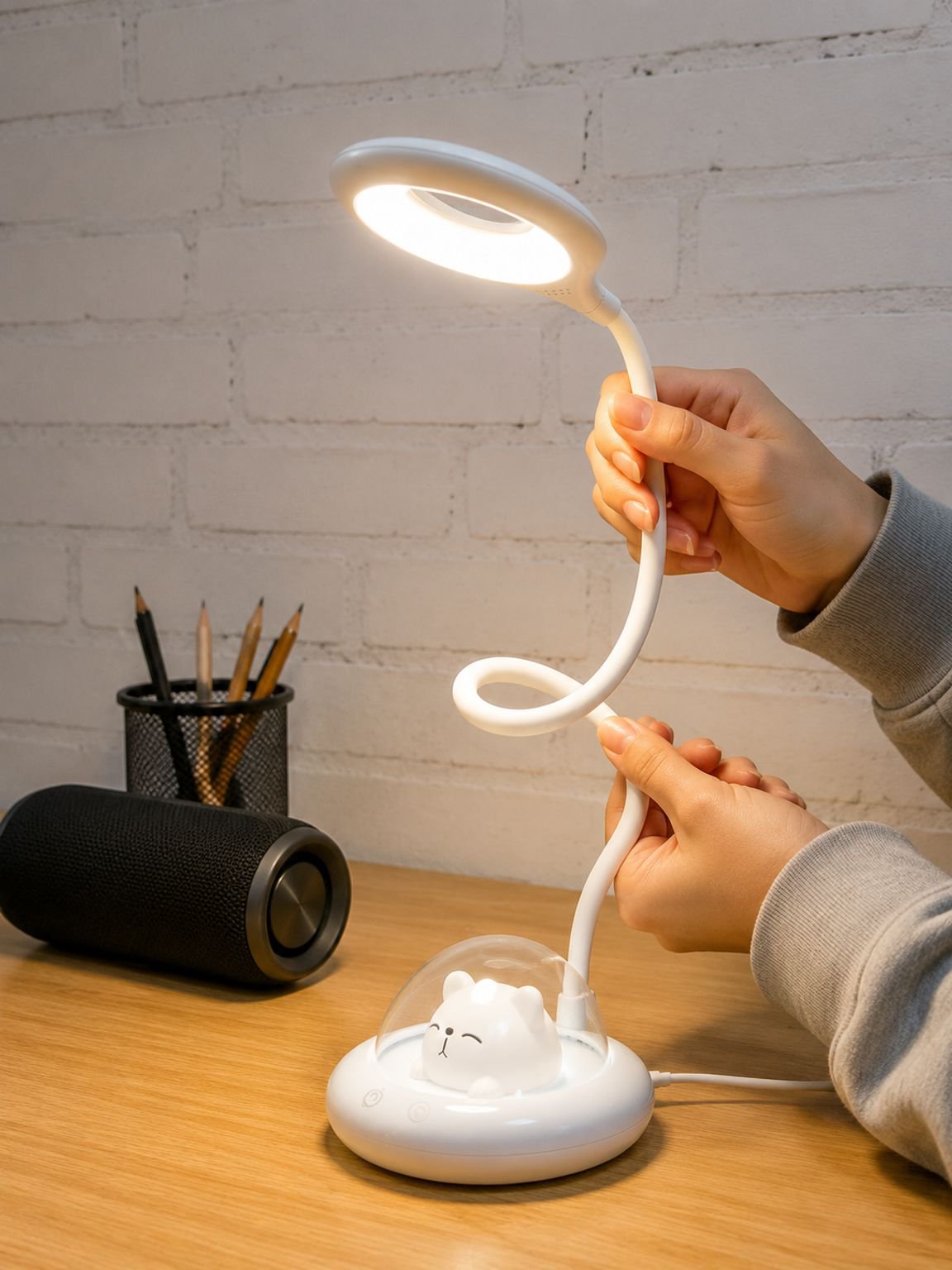 Multi-purpose reading lamp with modern design