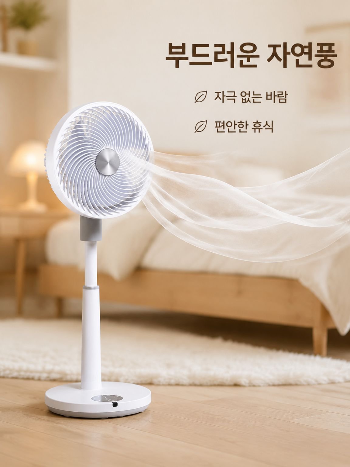 스마트 음성 공기 순환 스탠드 선풍기