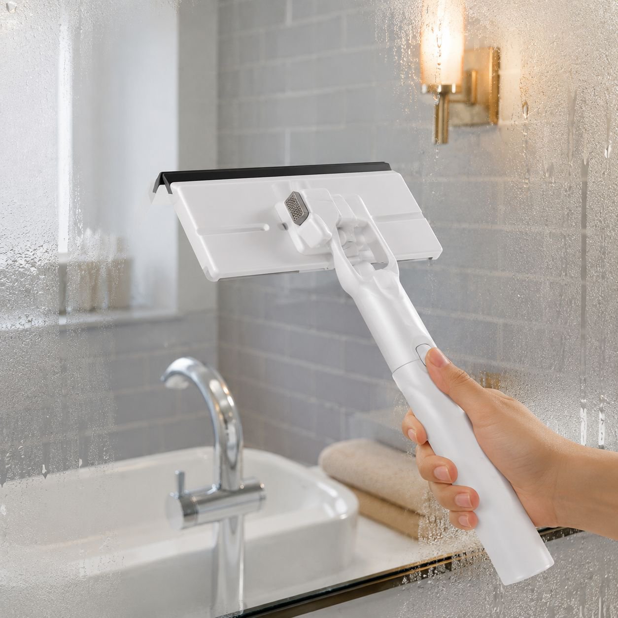 Handfree washable mini mop for household cleaning