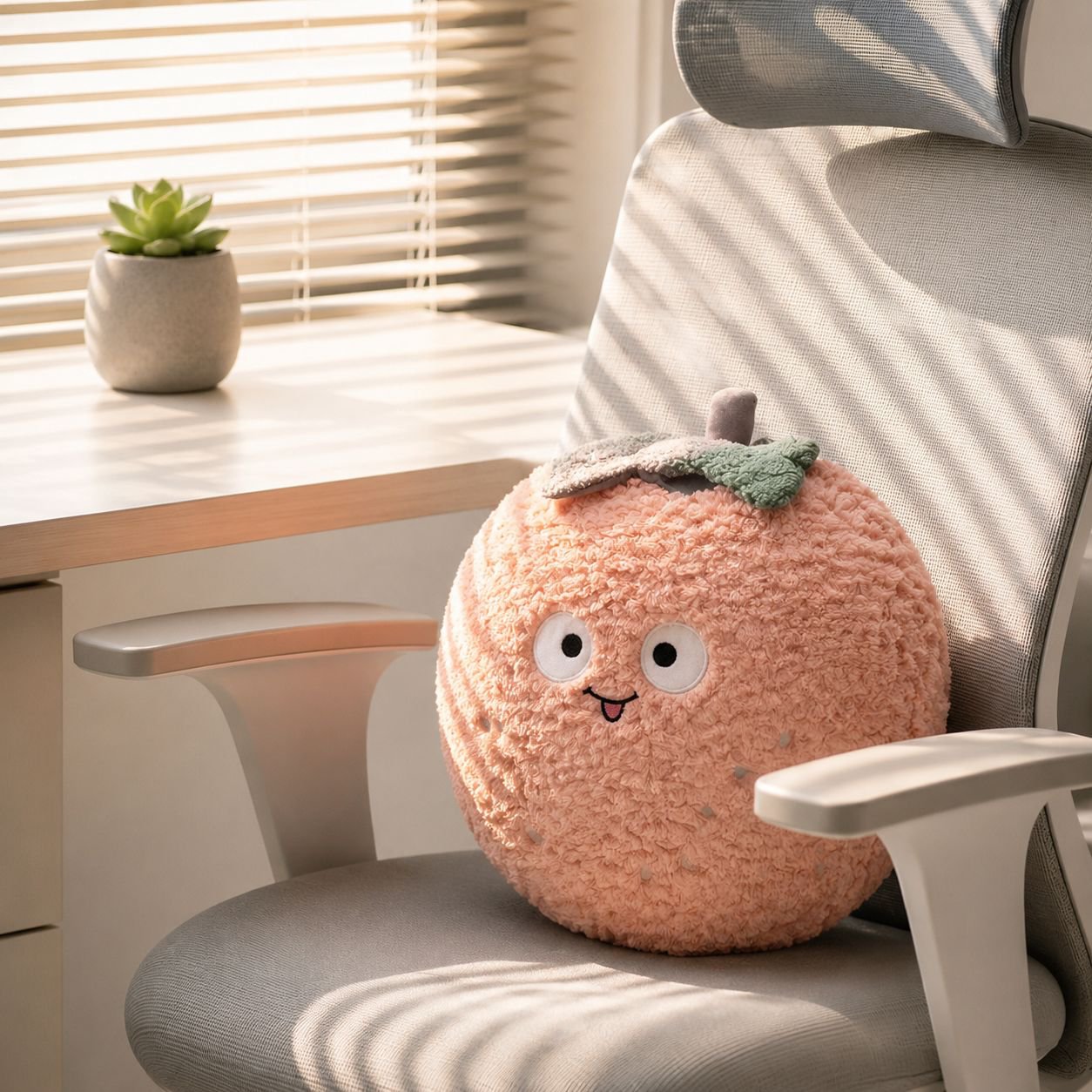 Peluche cojín y manta dos en uno, diseño de empalme lindo, decoración cómoda para el hogar