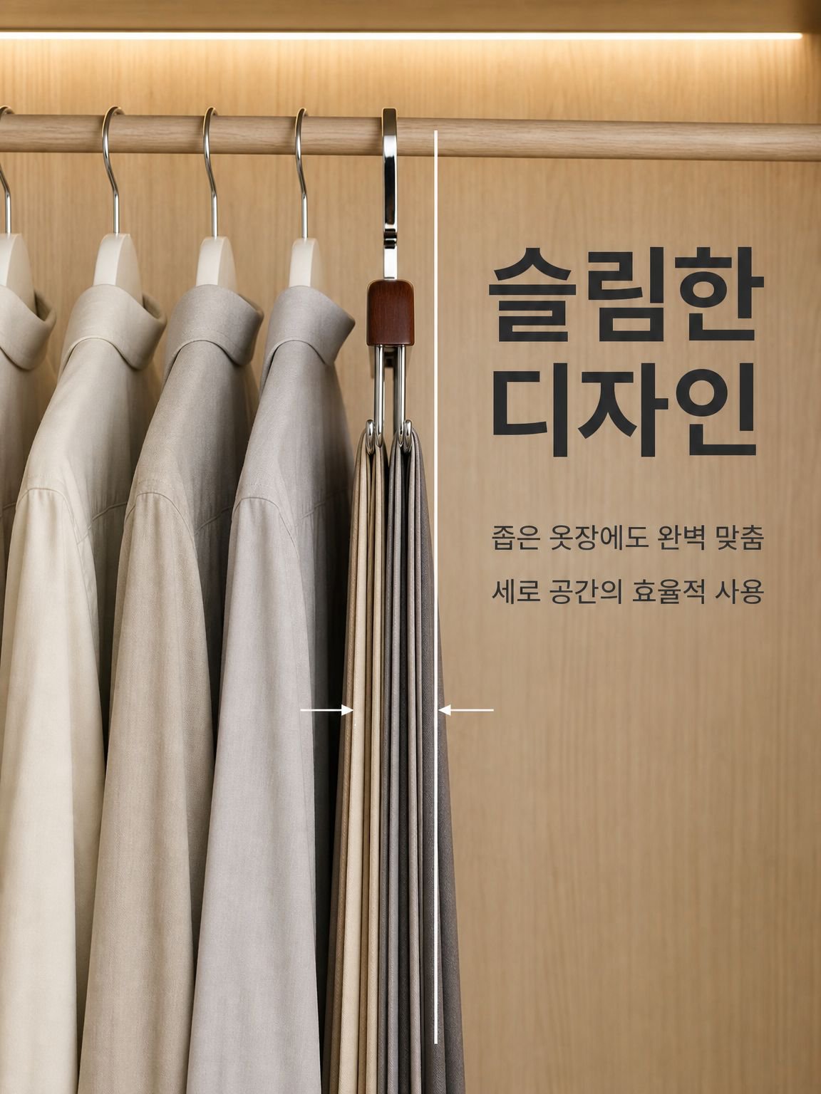 원목 8후크 옷걸이 