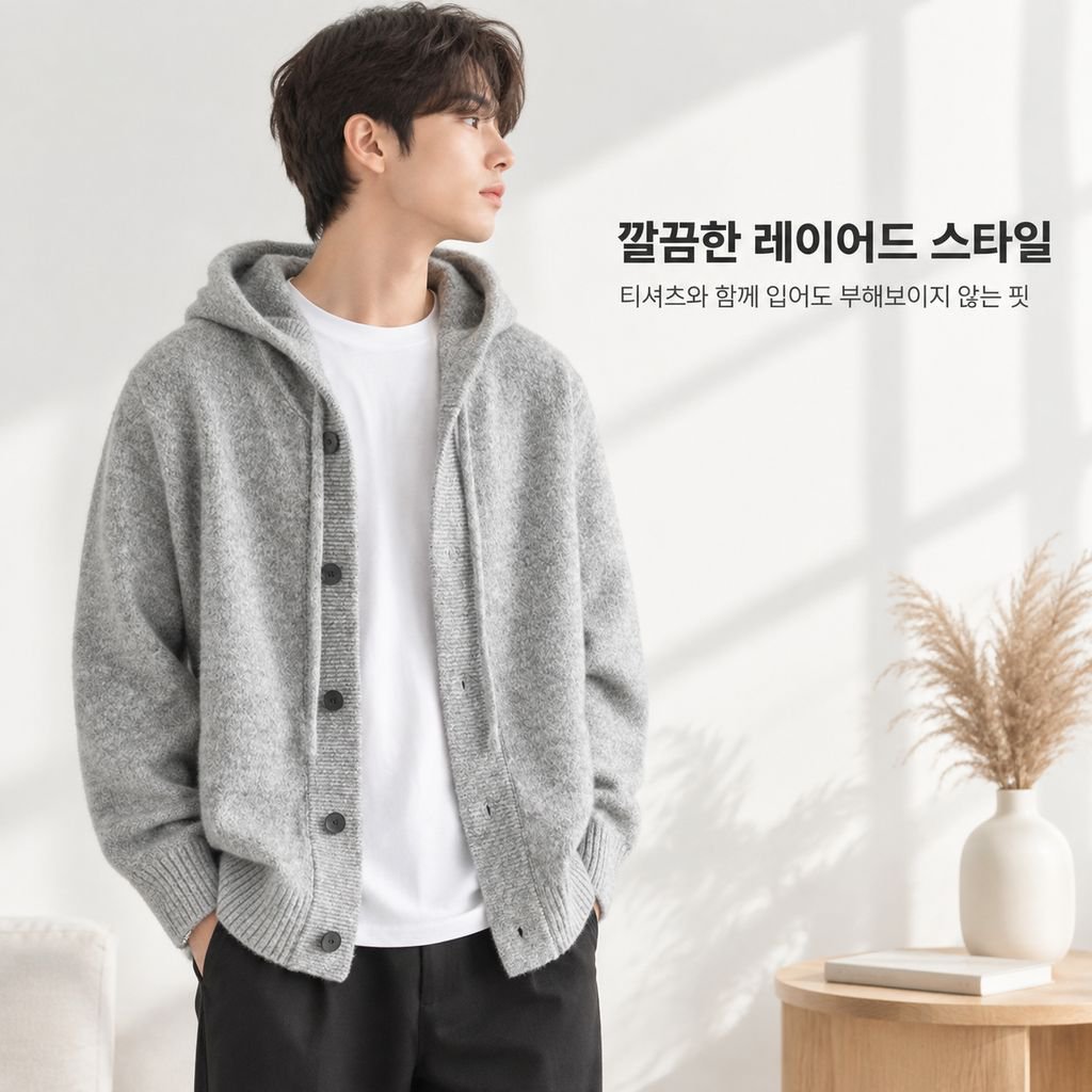 남성 루즈핏 스타일리시 캐주얼 자켓