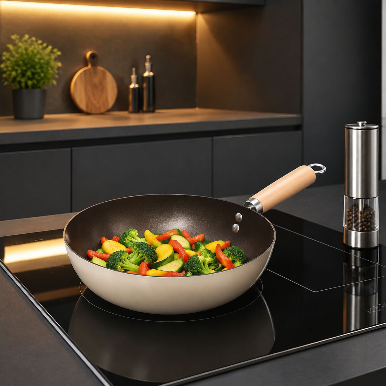 Durable Household Ceramic Non-Coating Nonstick Frying Pan
