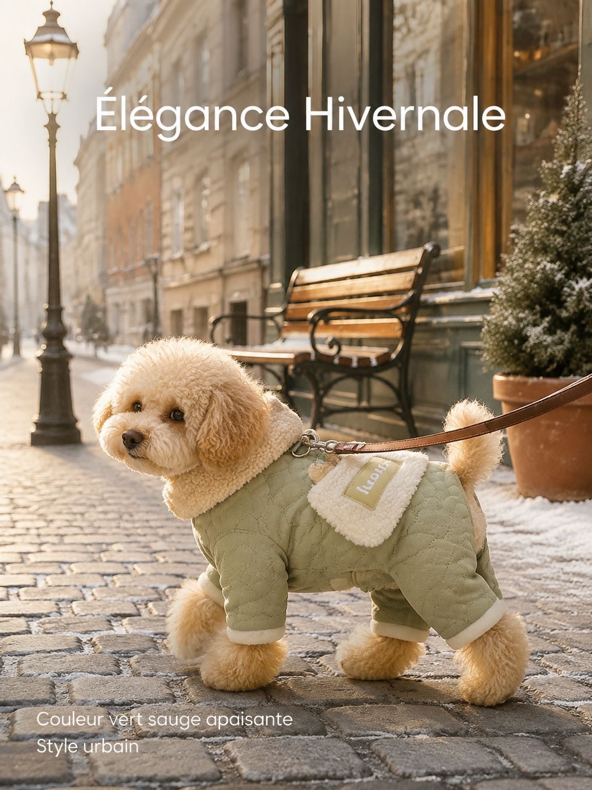 giipet - Manteau en coton épais pour animaux de compagnie, idéal pour l'automne et l'hiver