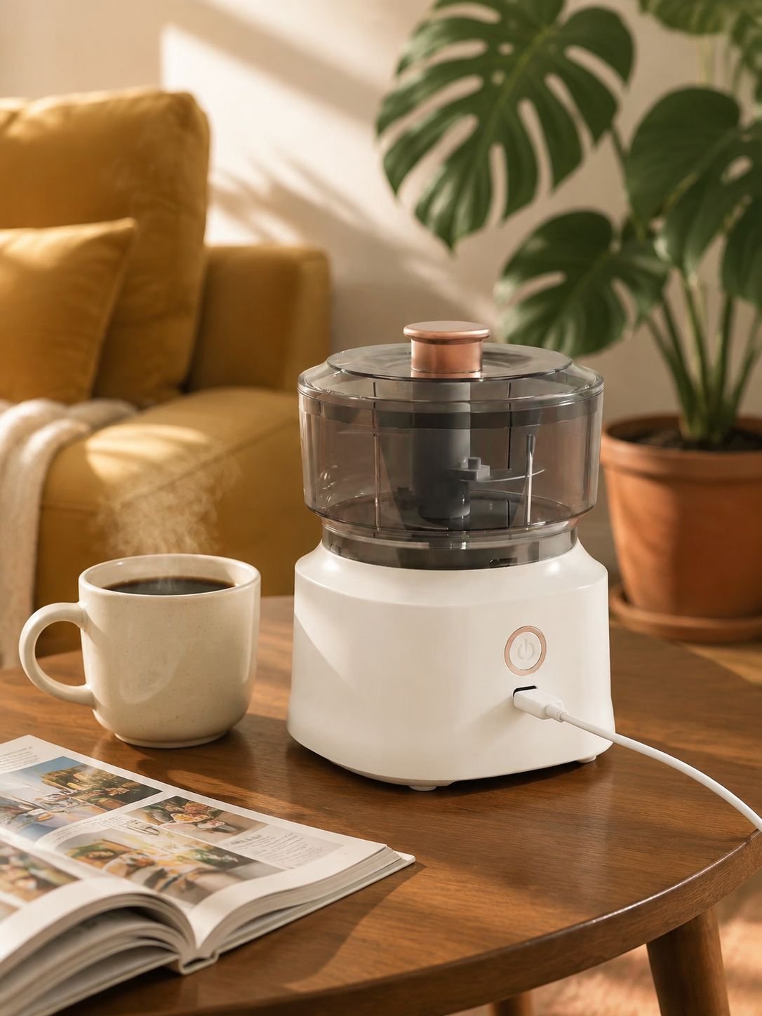 Fácil limpieza del procesador de alimentos eléctrico