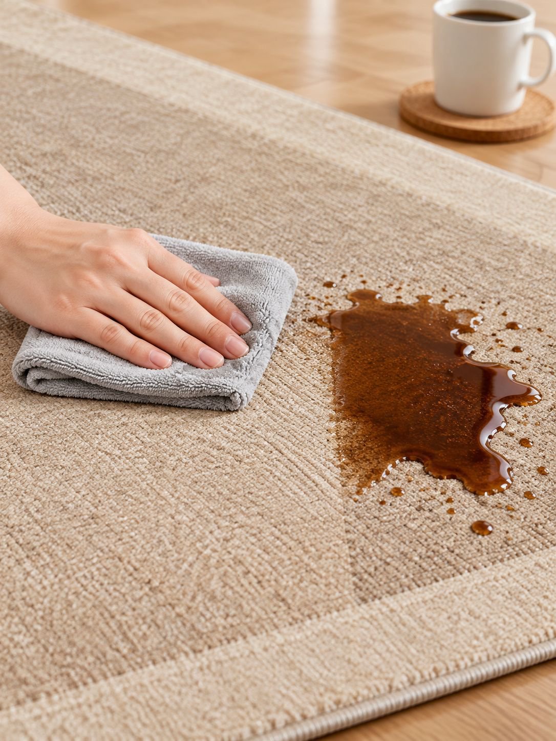 Vintage-Style Living Room Rug