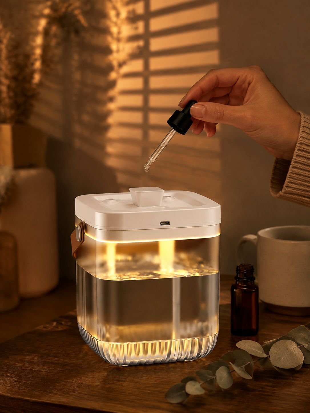 Humidificador para dormitorio con función de doble spray