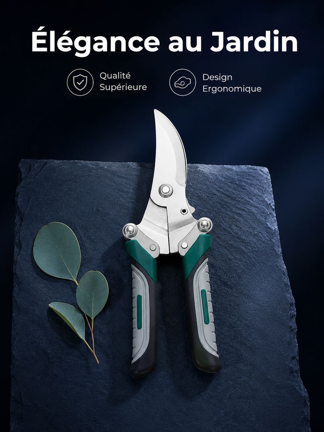 Sécateur pour arbres fruitiers et plantes ornementales