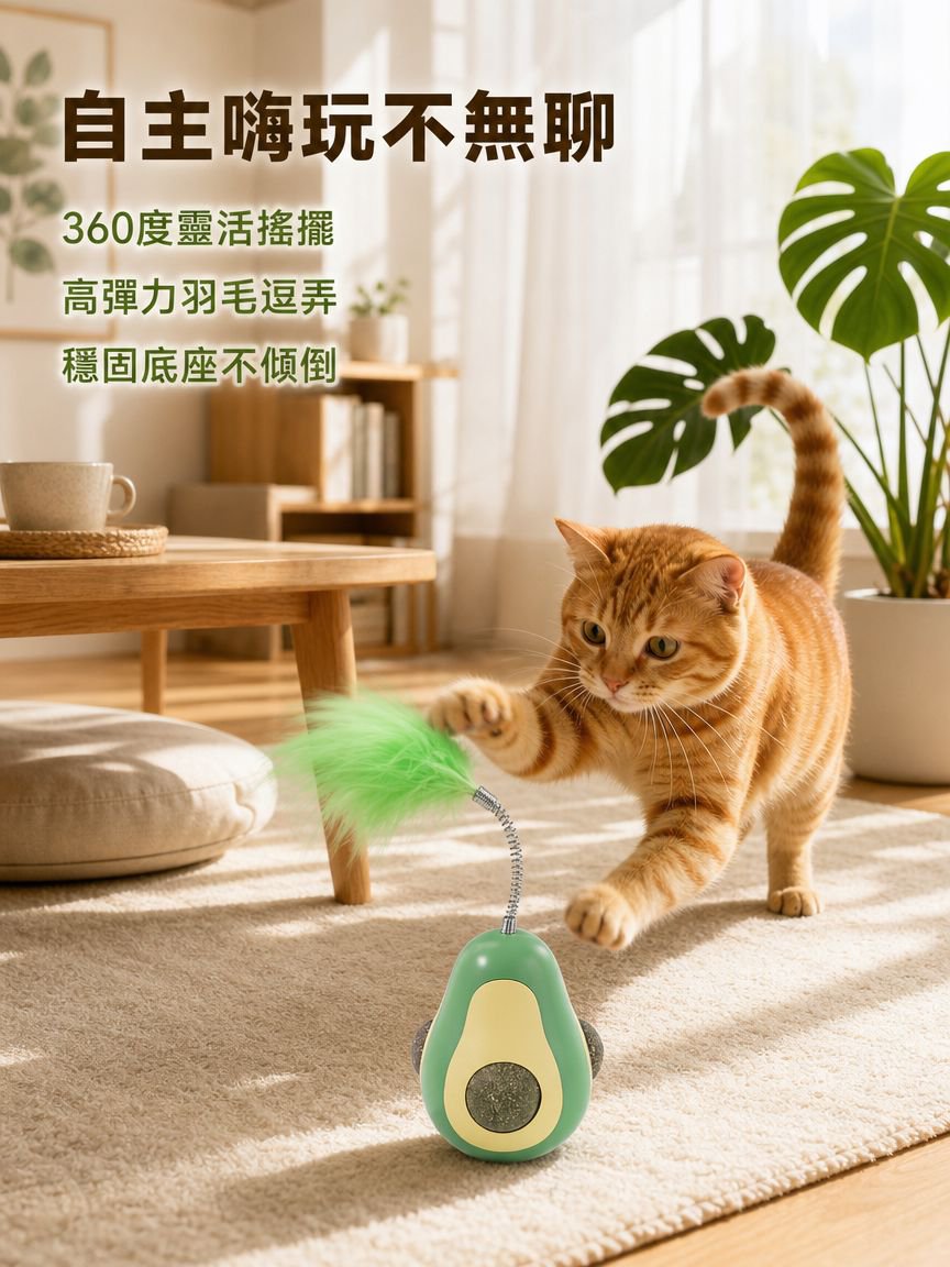 小貓不倒翁玩具