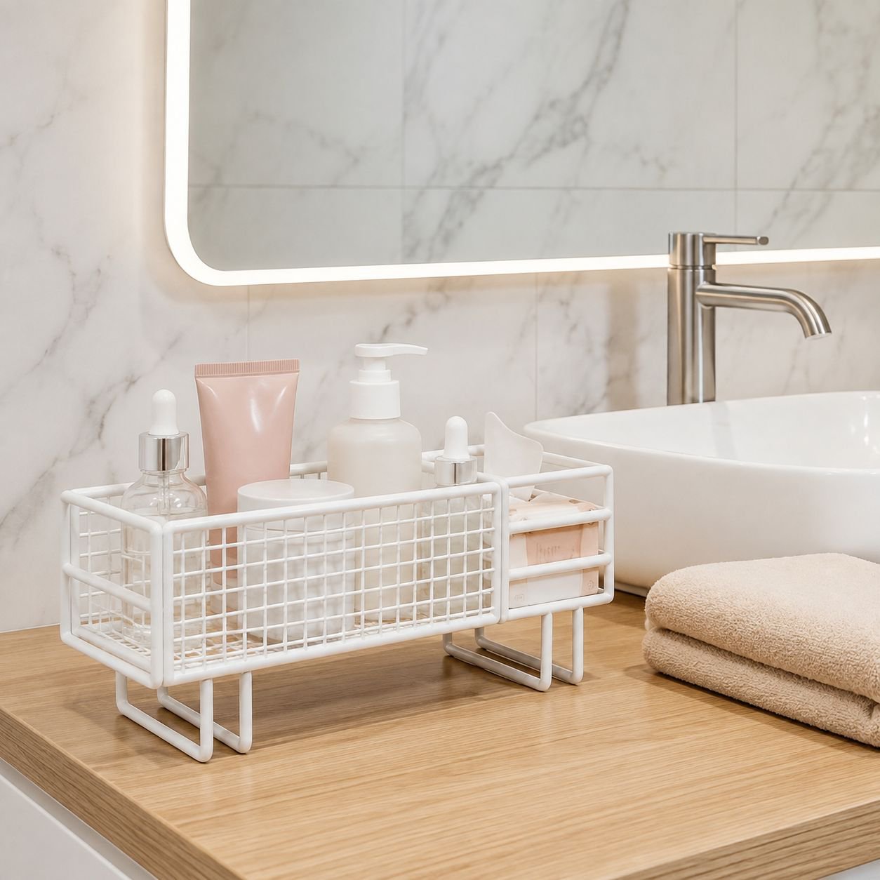 Multifunktionales Badezimmer-Doppelschichtregal für die Toilette