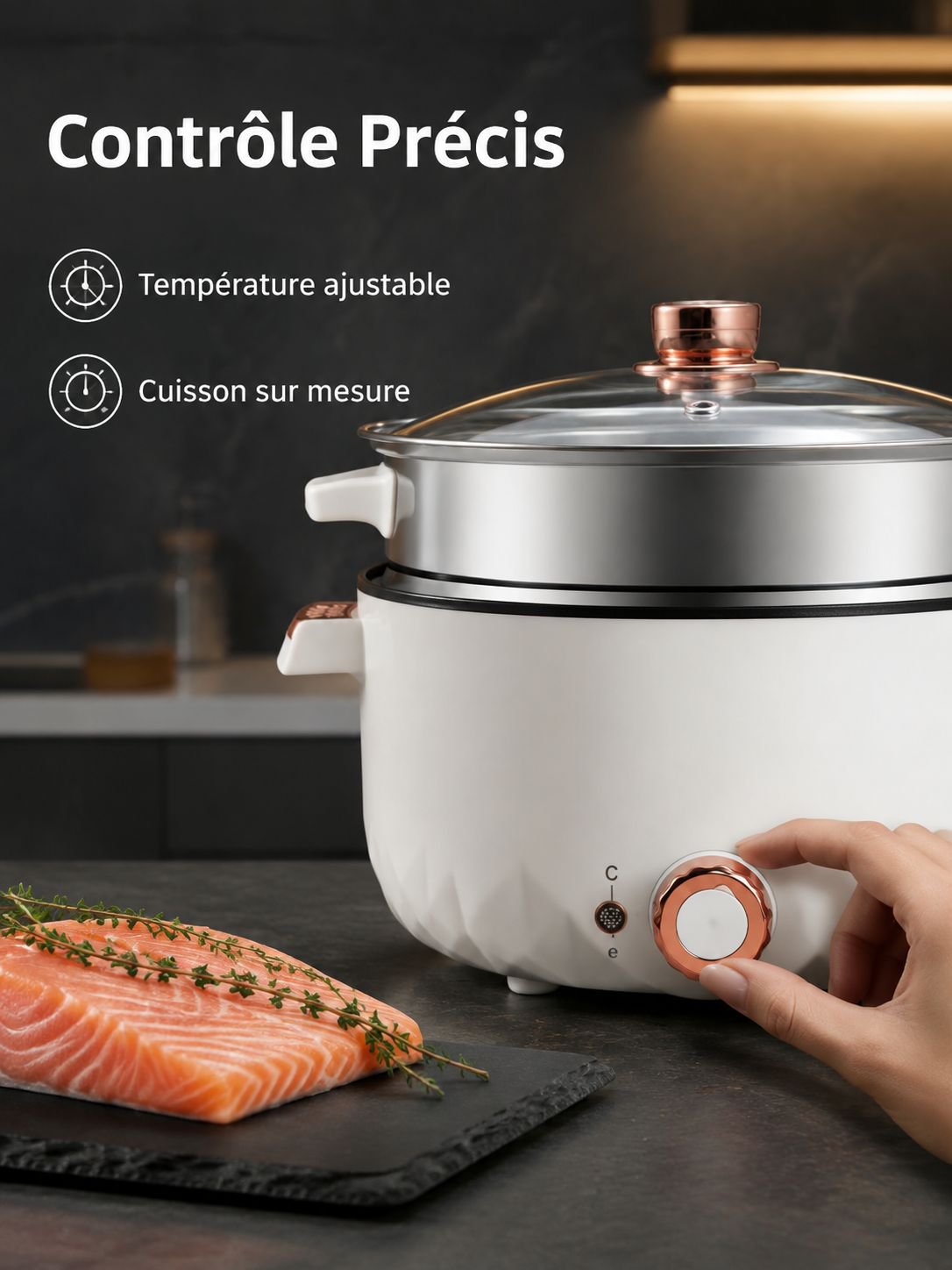 Cuisinière électrique multifonctionnelle