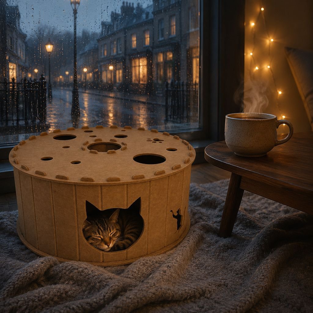Double-layer felt pet bed