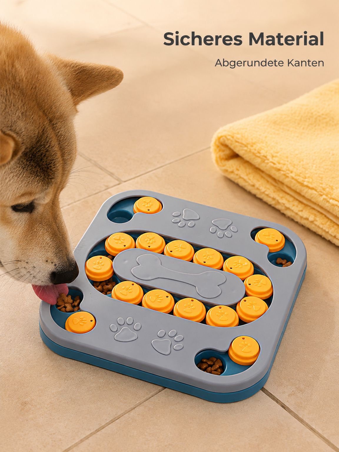 Haustier-Lernspielzeug, Slow-Food-Schüssel, Futternapf für Katzen und Hunde, Spielzeugbecken, Hundef