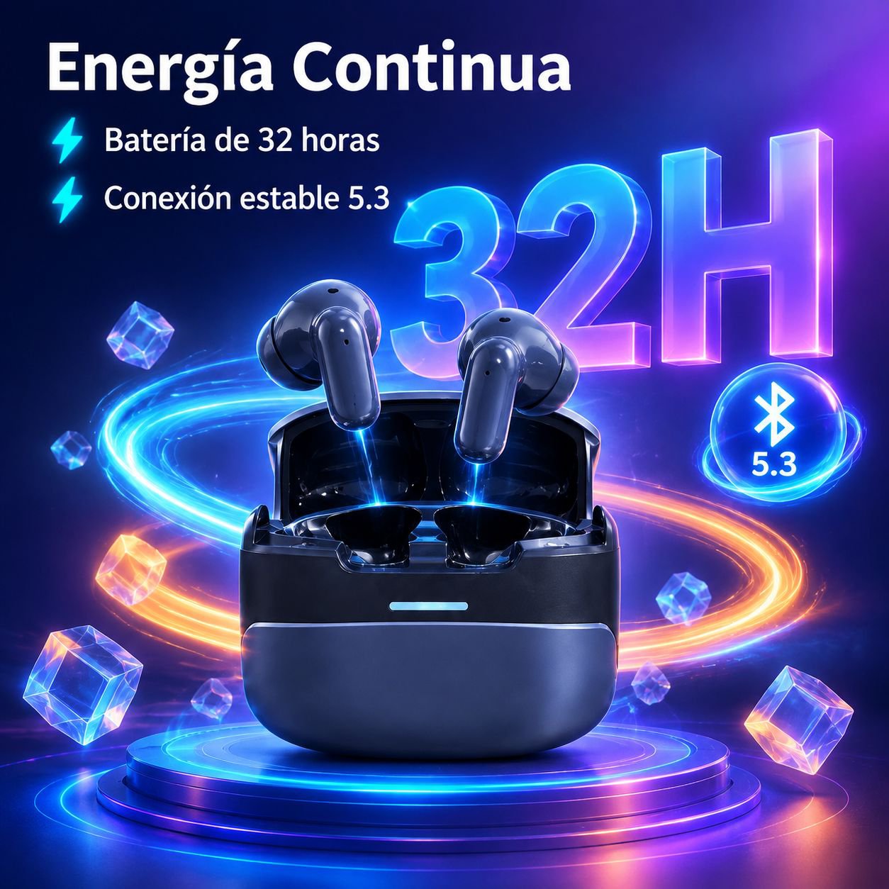 Auriculares Bluetooth Polo con cancelación de ruido y uso cómodo
