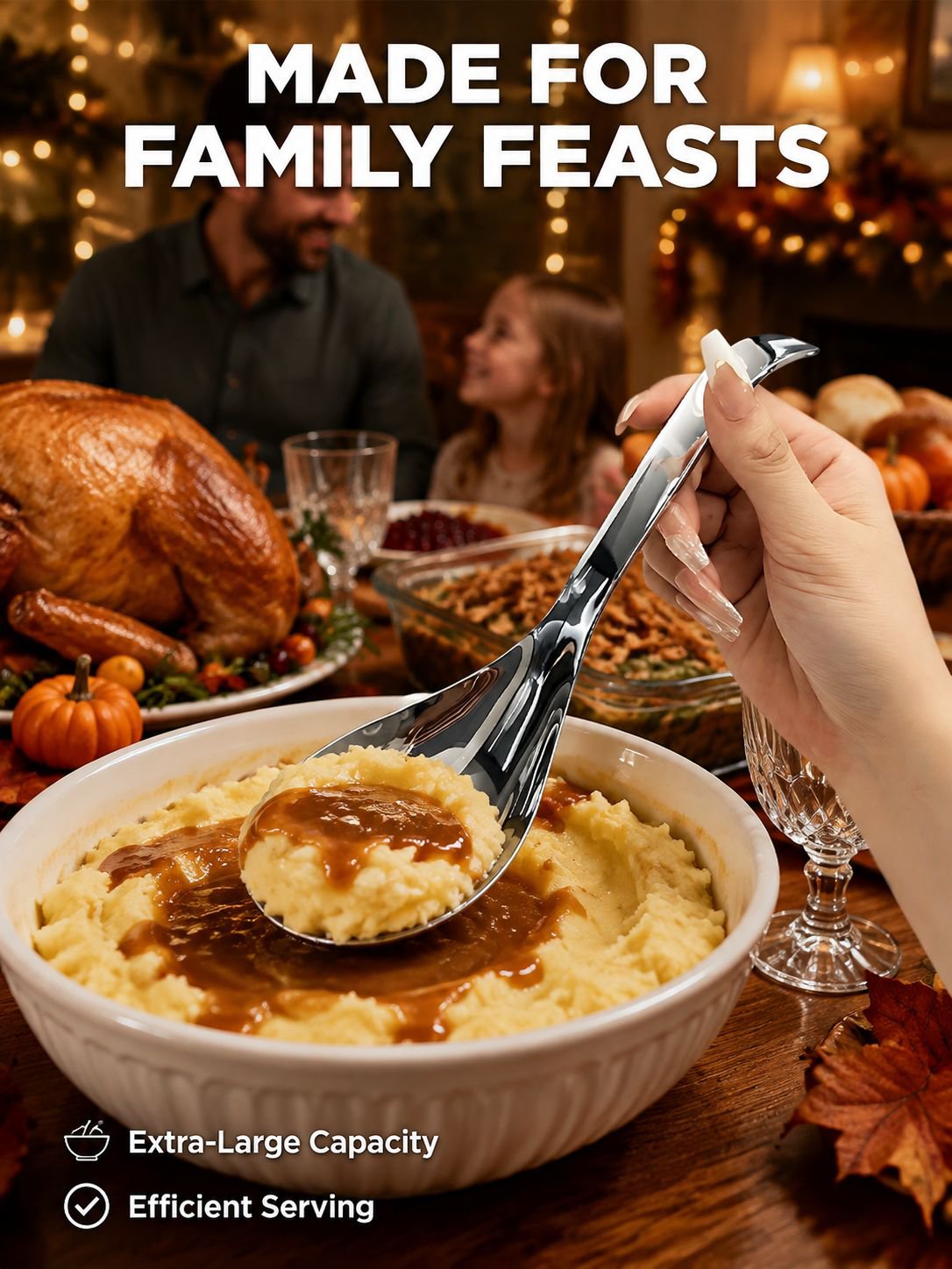 Extra Deep Large Soup Spoon