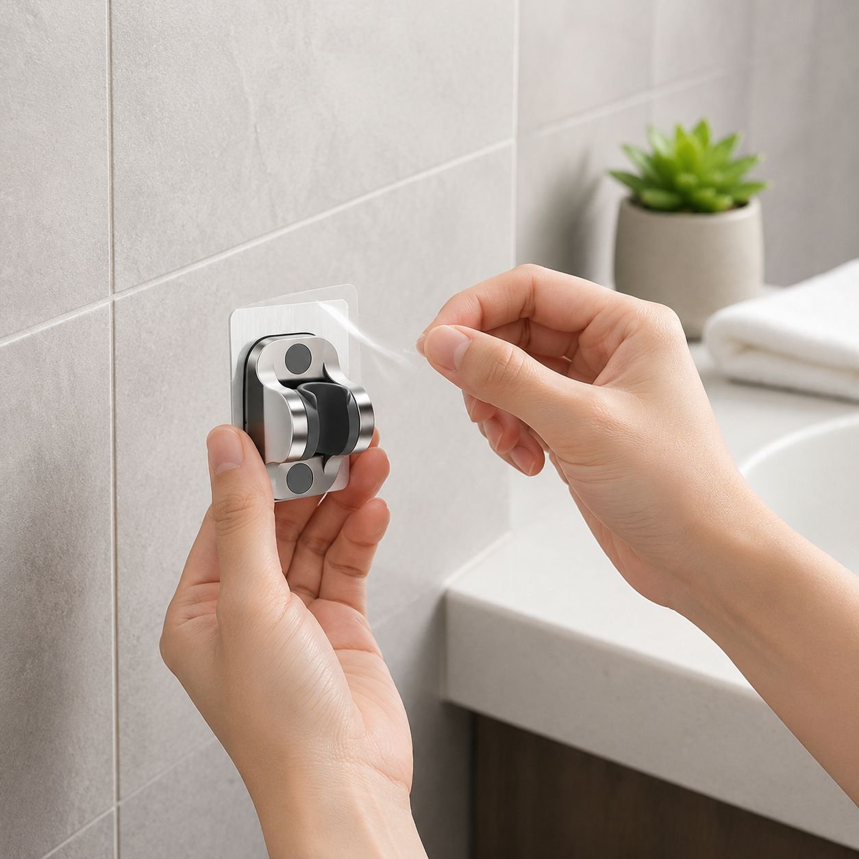 Multi-Functional Rotatable Shower Head Holder