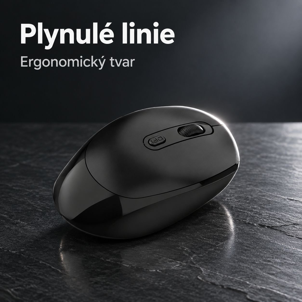 Dobíjecí bezdrátová Bluetooth myš s duálním režimem