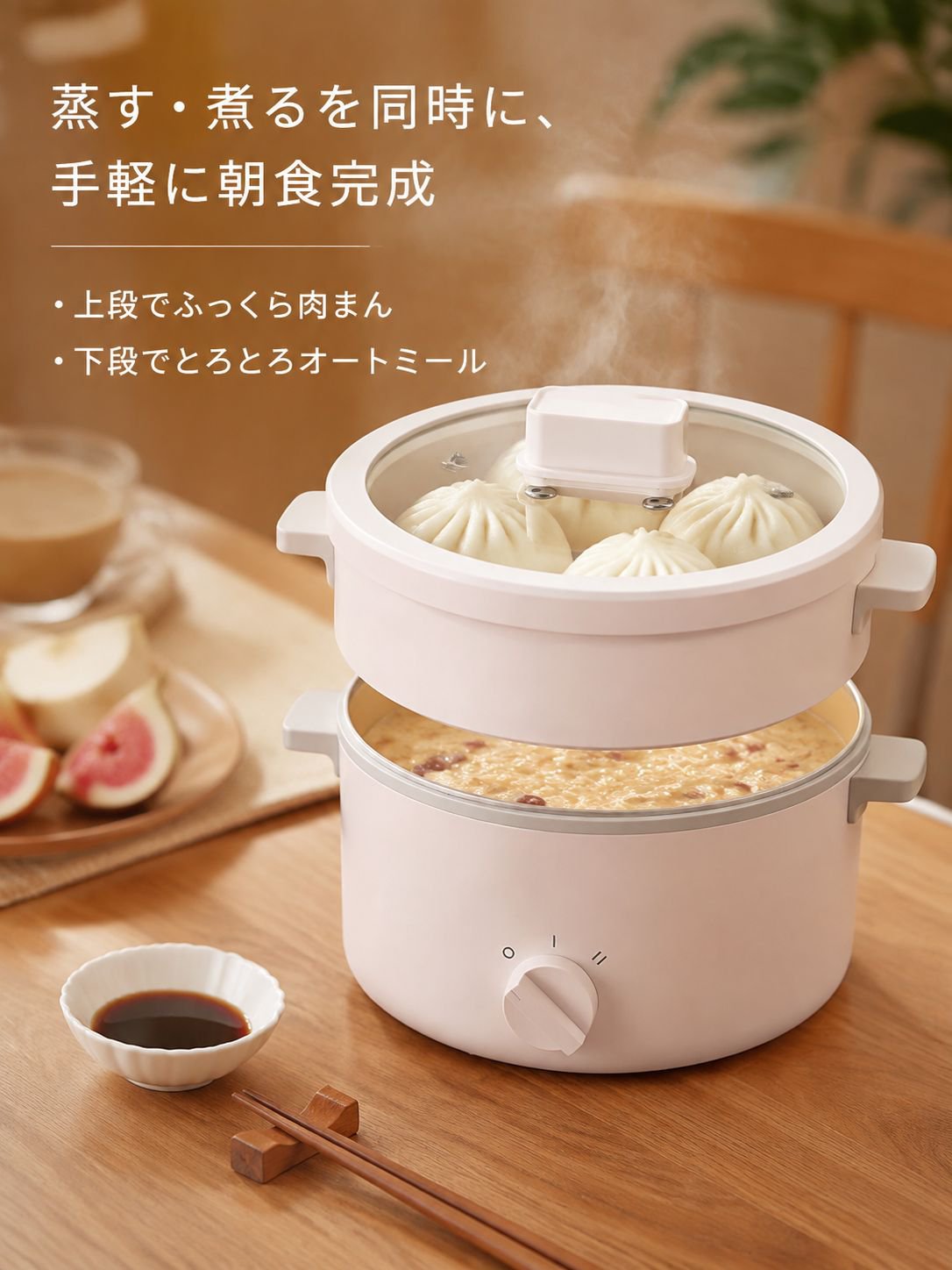 多機能電気スチーマー