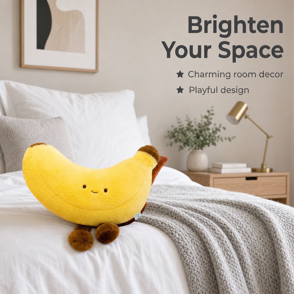 Simulation Long Legs Banana Plush Toy Pillow