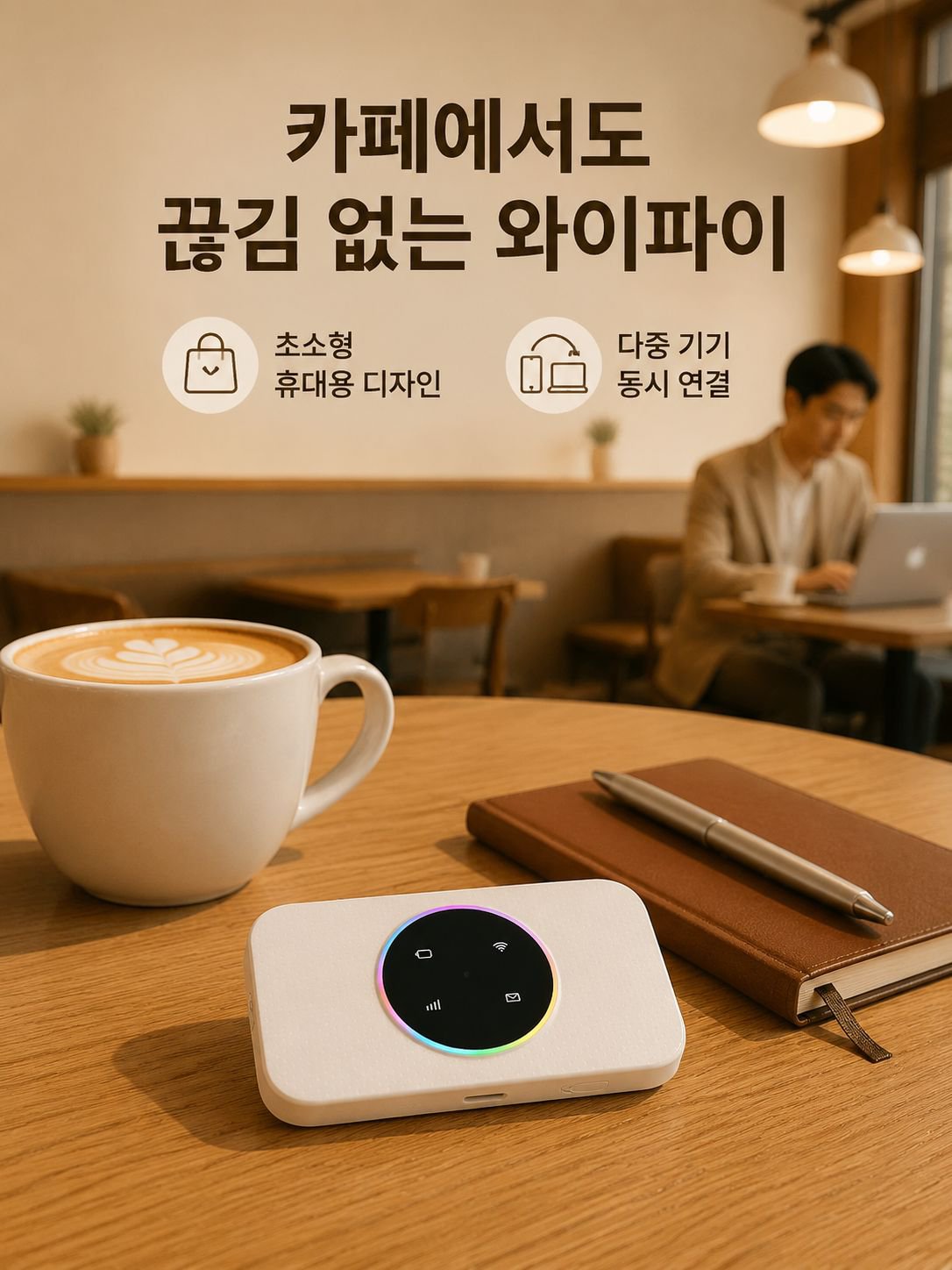 휴대용 카드형 휴대용 공유기 무선 이동 휴대용 와이파이 랜턴 배터리 휴대용 와이파이