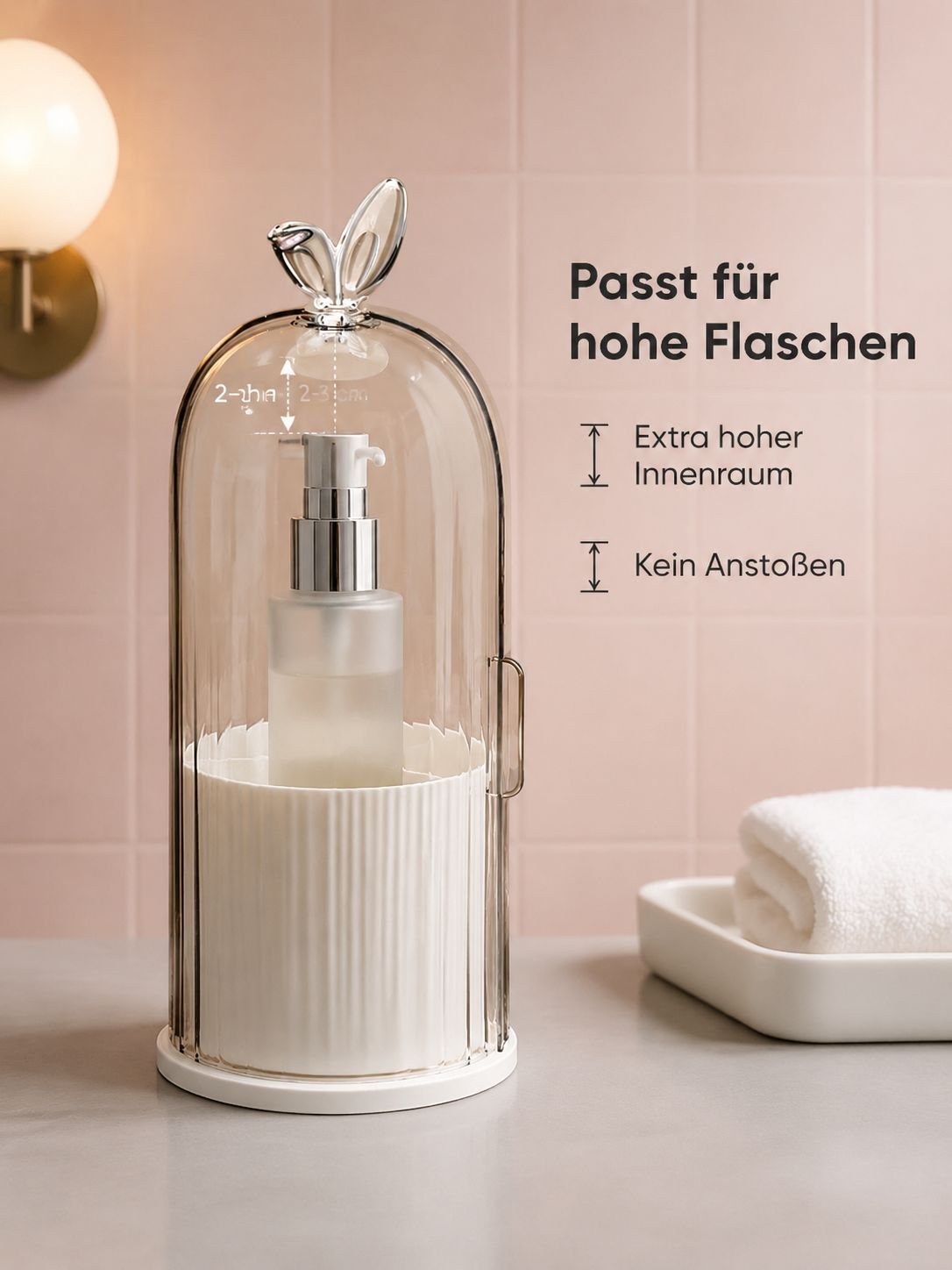 Praktische Aufbewahrungslösung für Kosmetikartikel