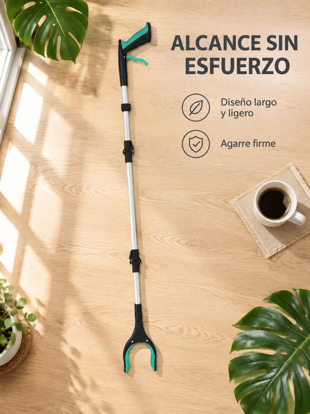Clip para papelera plegable de tres secciones