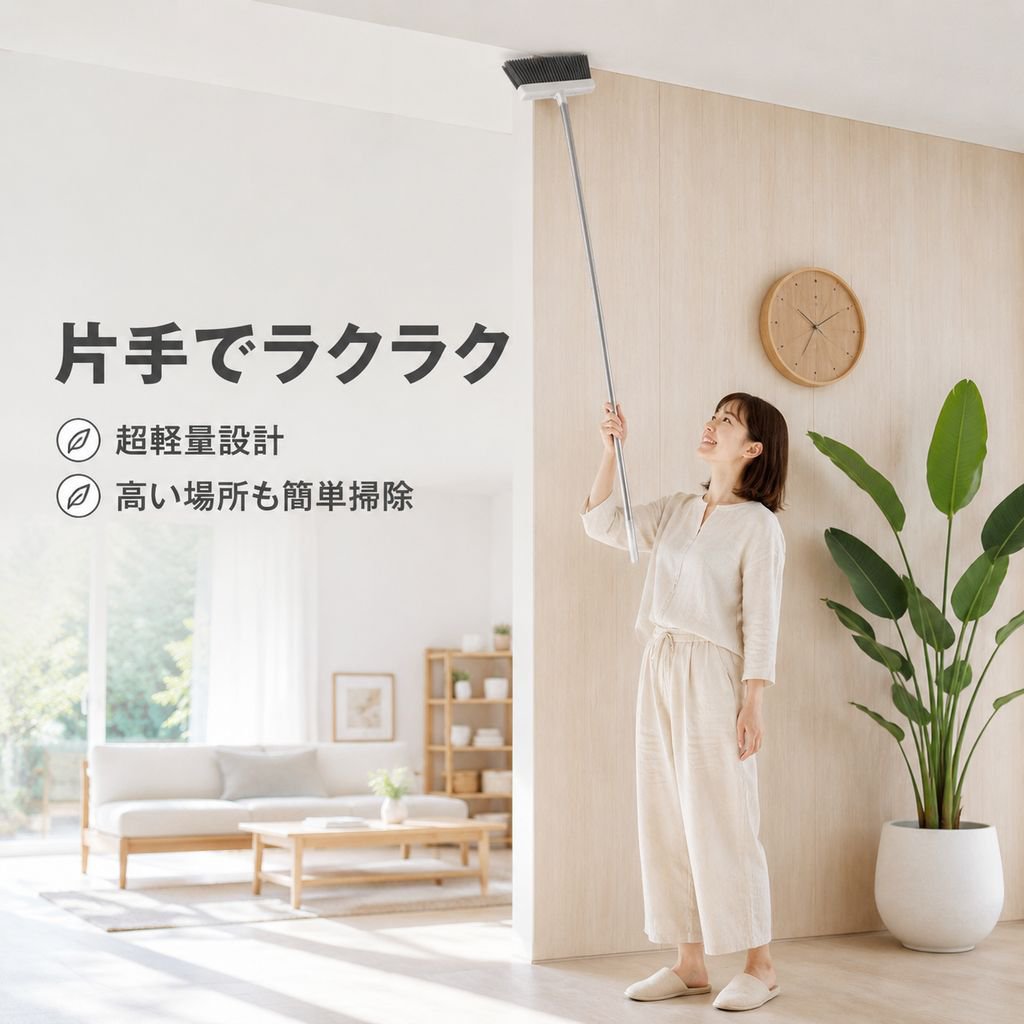 携帯用折りたたみホウキとちりとりセット