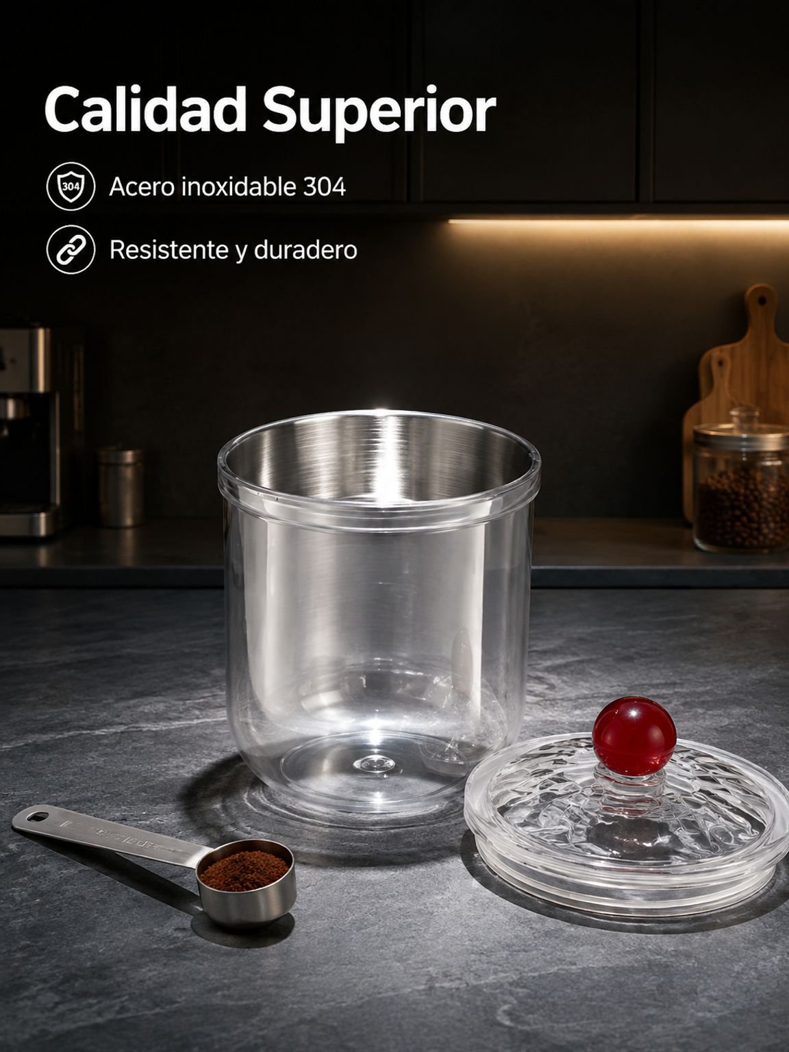 Envase para conservar granos de café