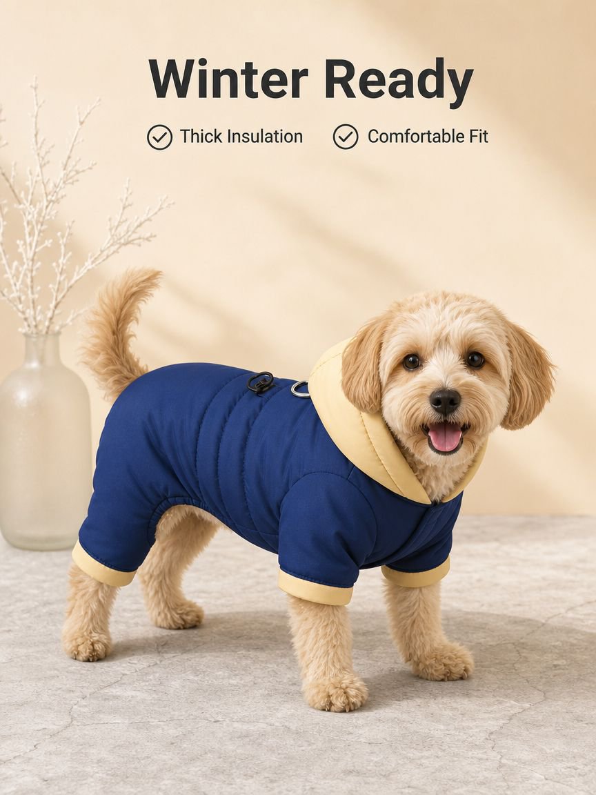 Winter thick down jacket for dogs