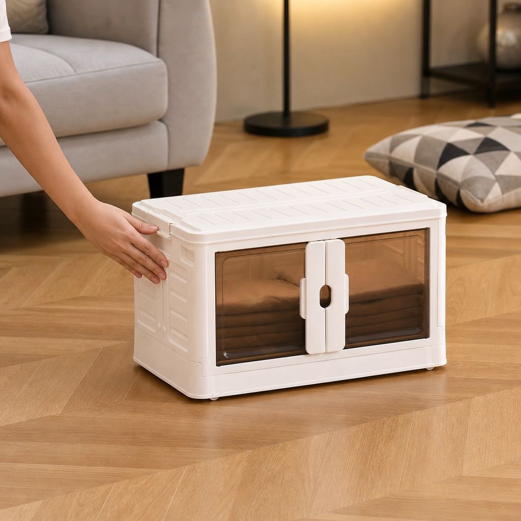 Multi-Functional Foldable Storage Container for Home