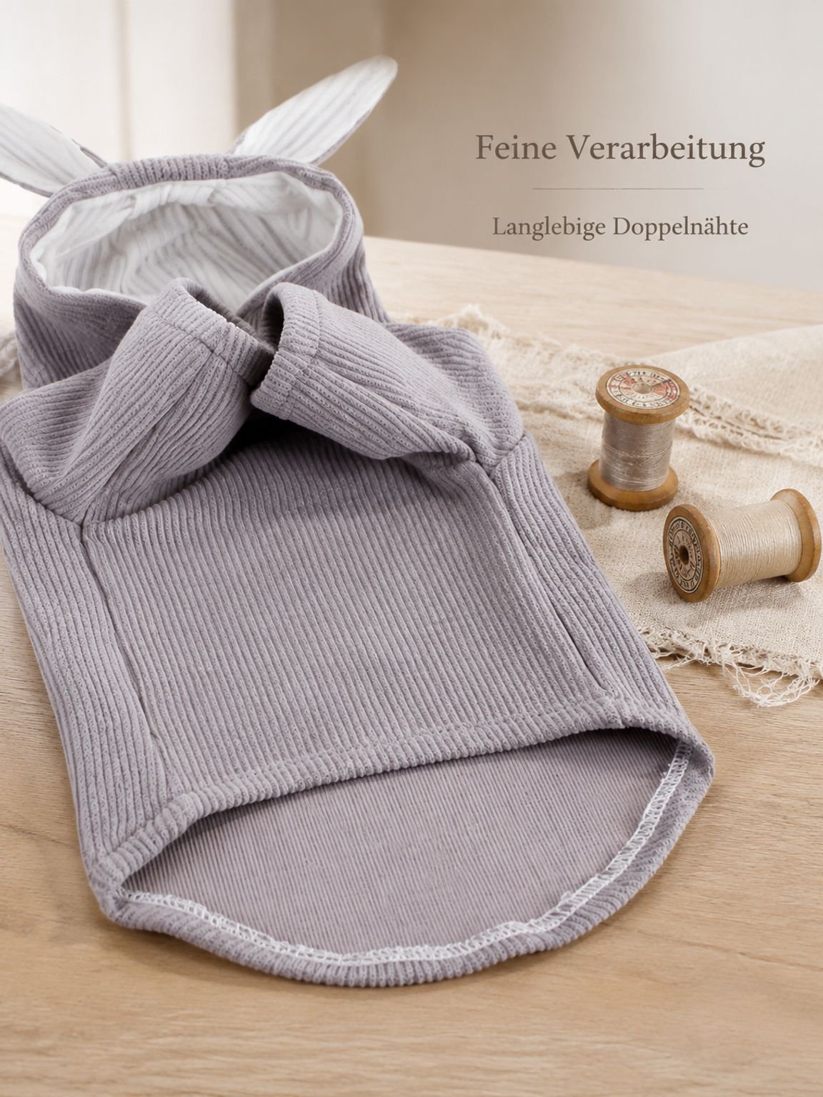 Weiche Haustierkleidung für Hunde und Katzen im Herbst