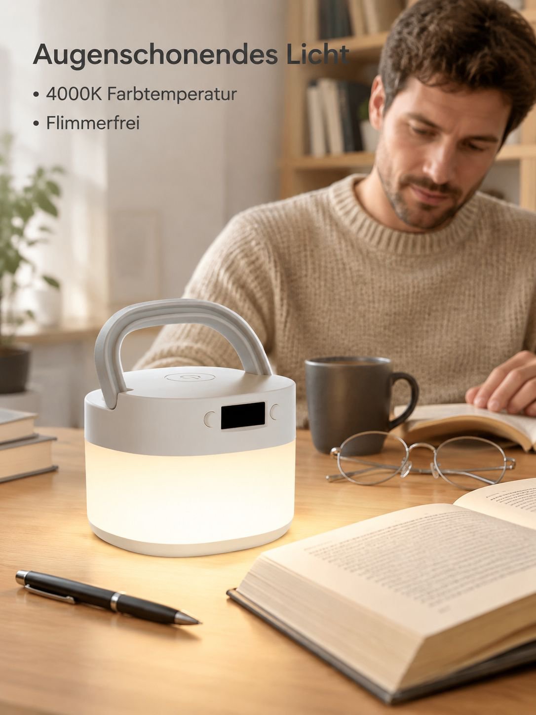 Tragbare Schreibtischlampe