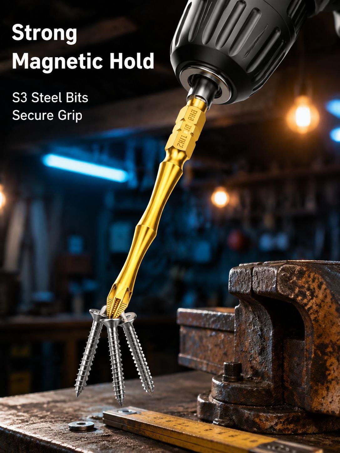 Screwdriver impact resistant super hard electric screwdriver high torque set