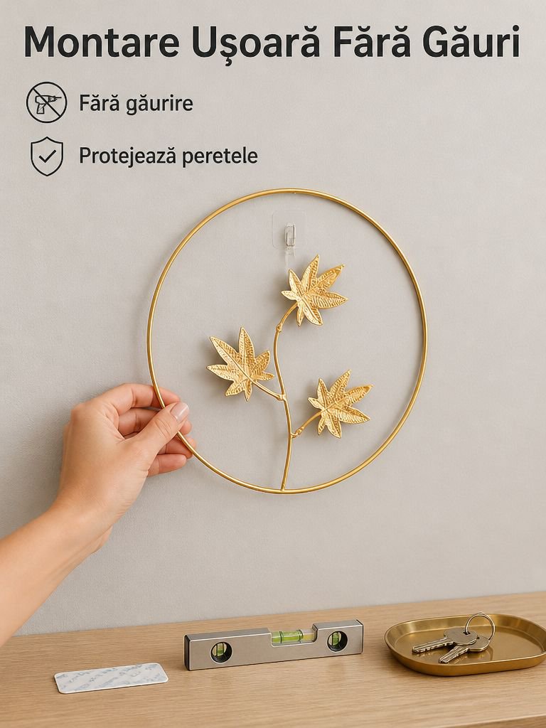 Decor de perete din fier forjat