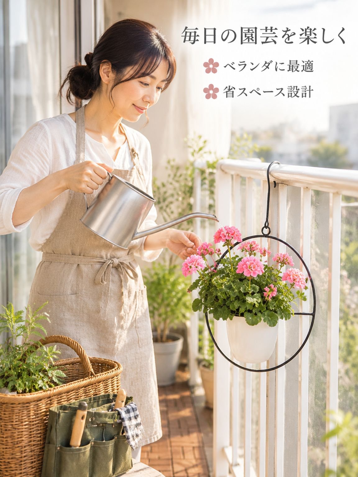 錬鉄製の植木鉢