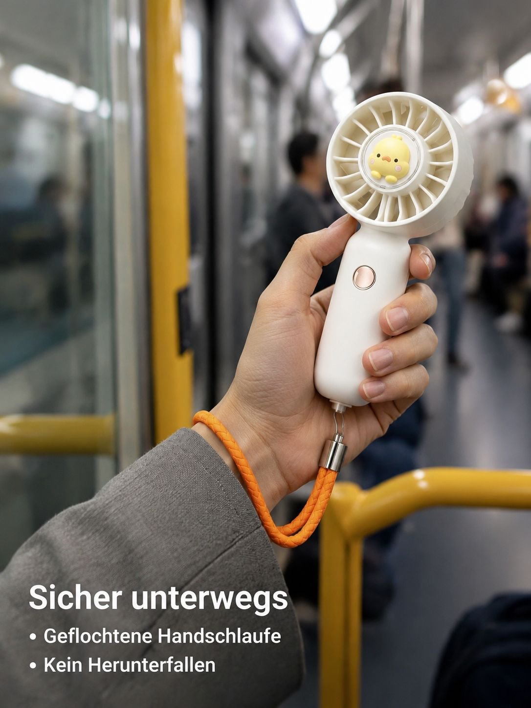 Praktischer Handventilator für den Schreibtisch