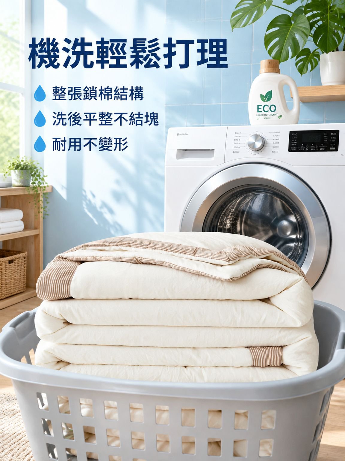 純棉裸睡感夏被