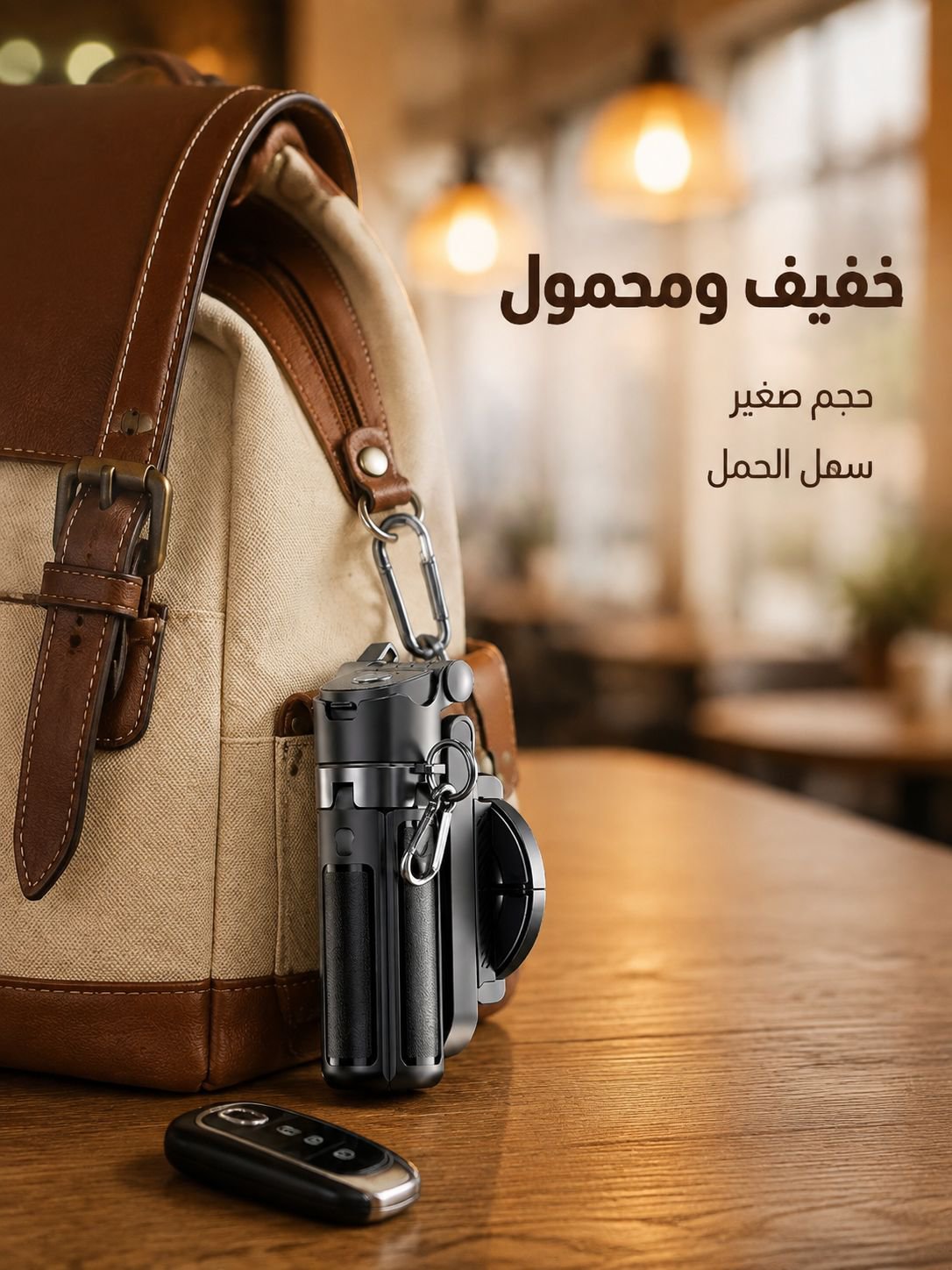 【مغناطيس ومشبك في جهاز واحد】عصا سيلفي بلوتوث ميني قابلة للتمدد