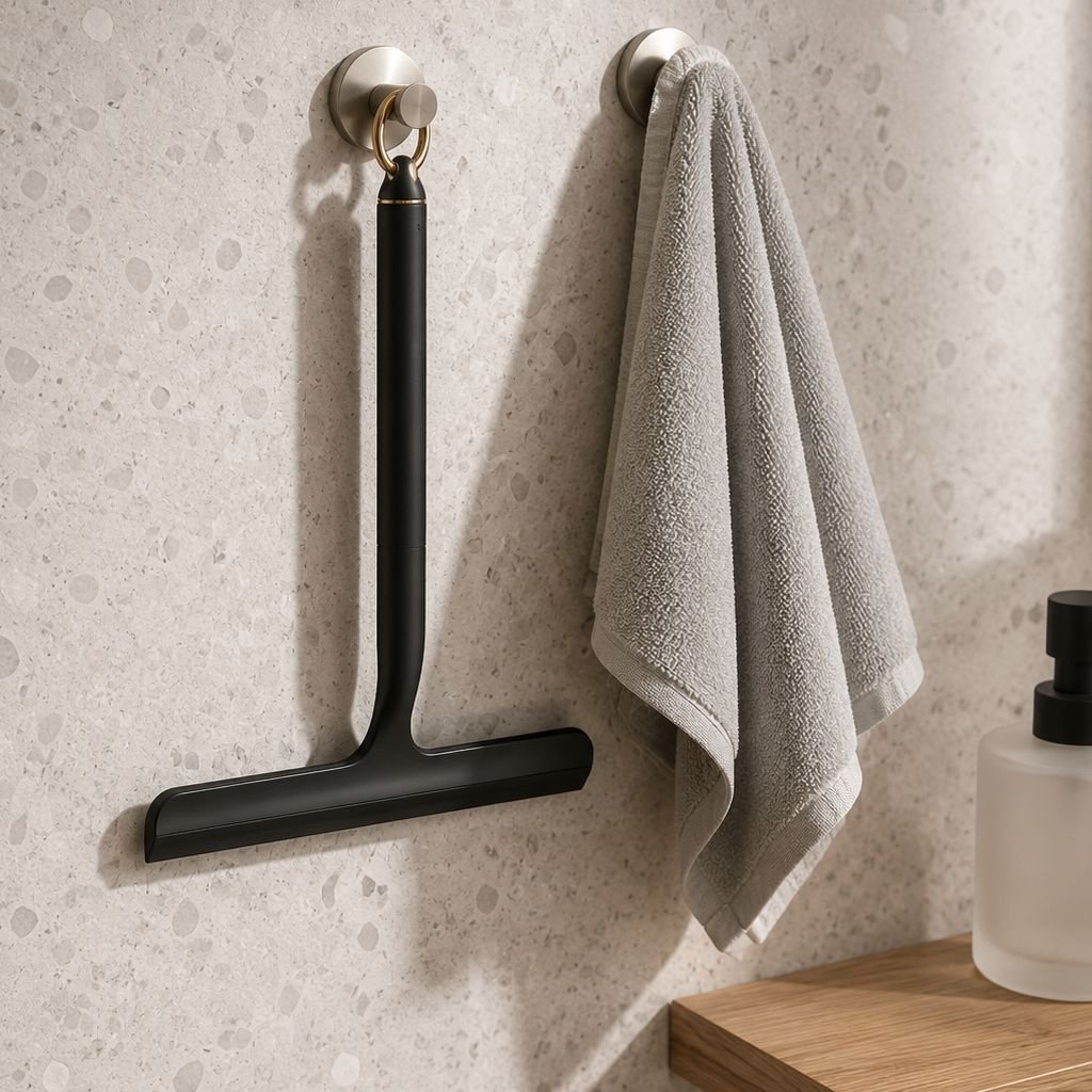 Multifunctional Plastic Glass Squeegee Spray Cleaning Brush
