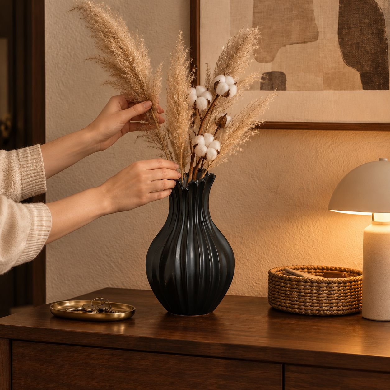 Handcrafted Ceramic Flower Vase