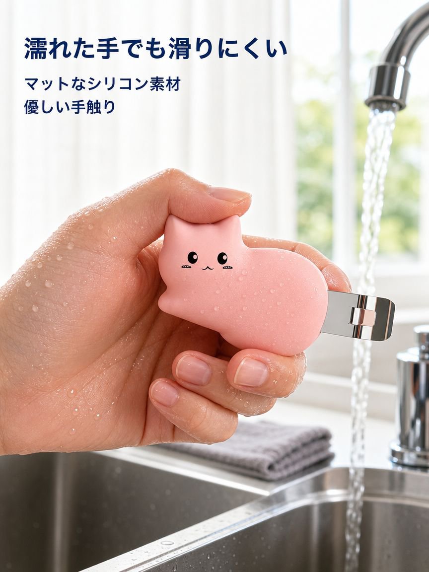 ステンレス製マグネット式栓抜き