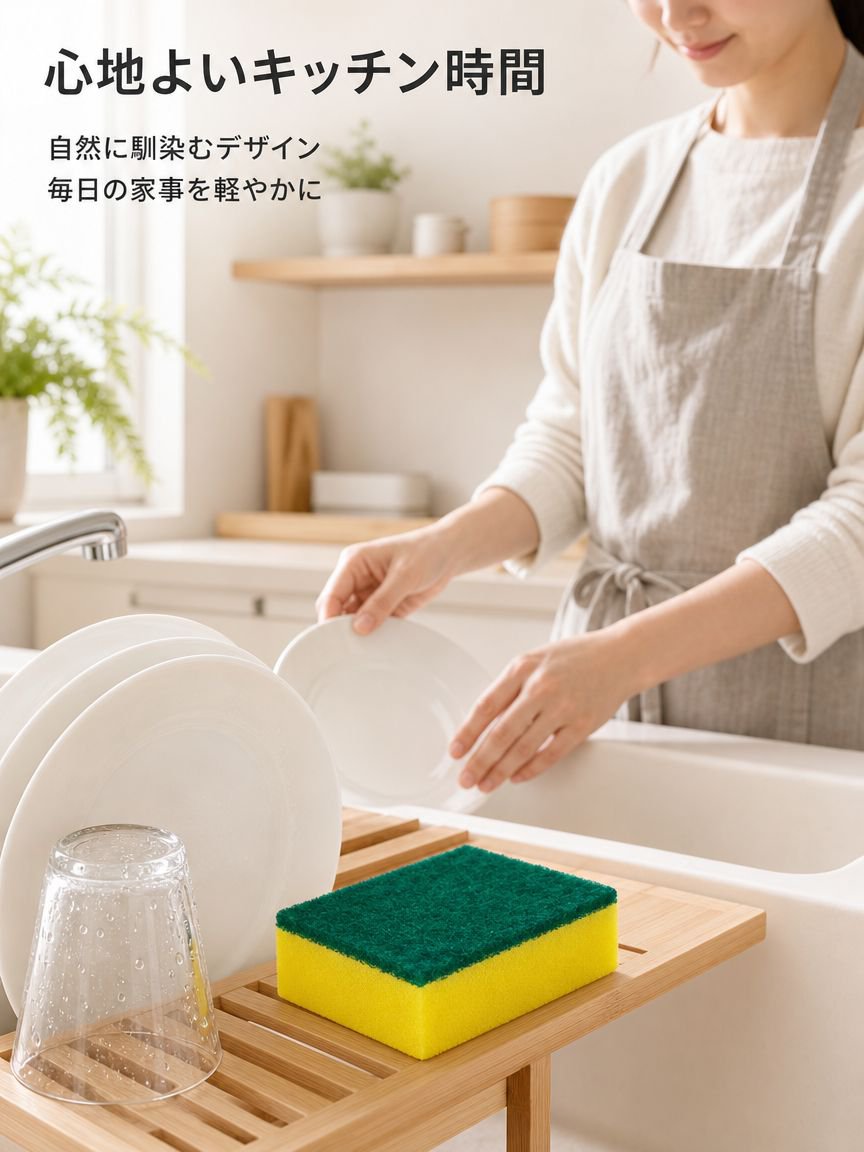 家庭用鍋洗いスポンジたわし