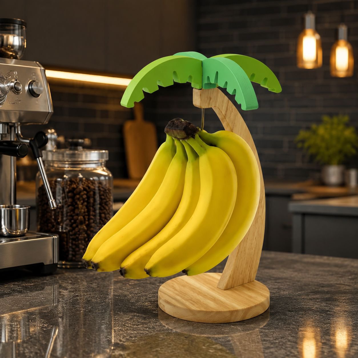 Elegant wooden fruit organizer for kitchen or dining table