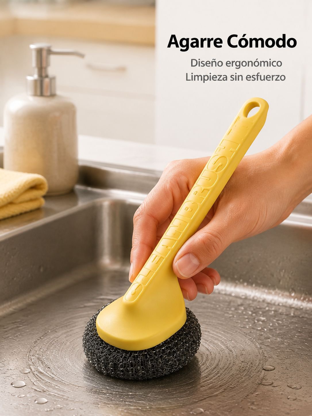 Esfera de limpieza de acero inoxidable para cocina