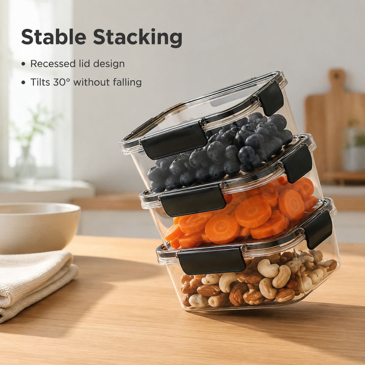 Large Airtight Refrigerator Food Storage Box