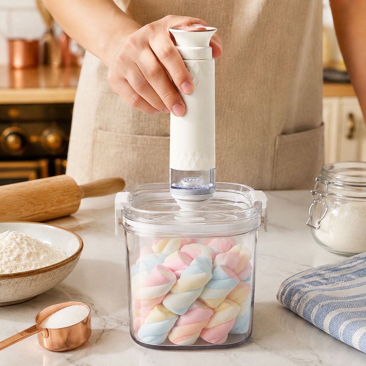 Multi-purpose Coffee and Tea Sealed Jar